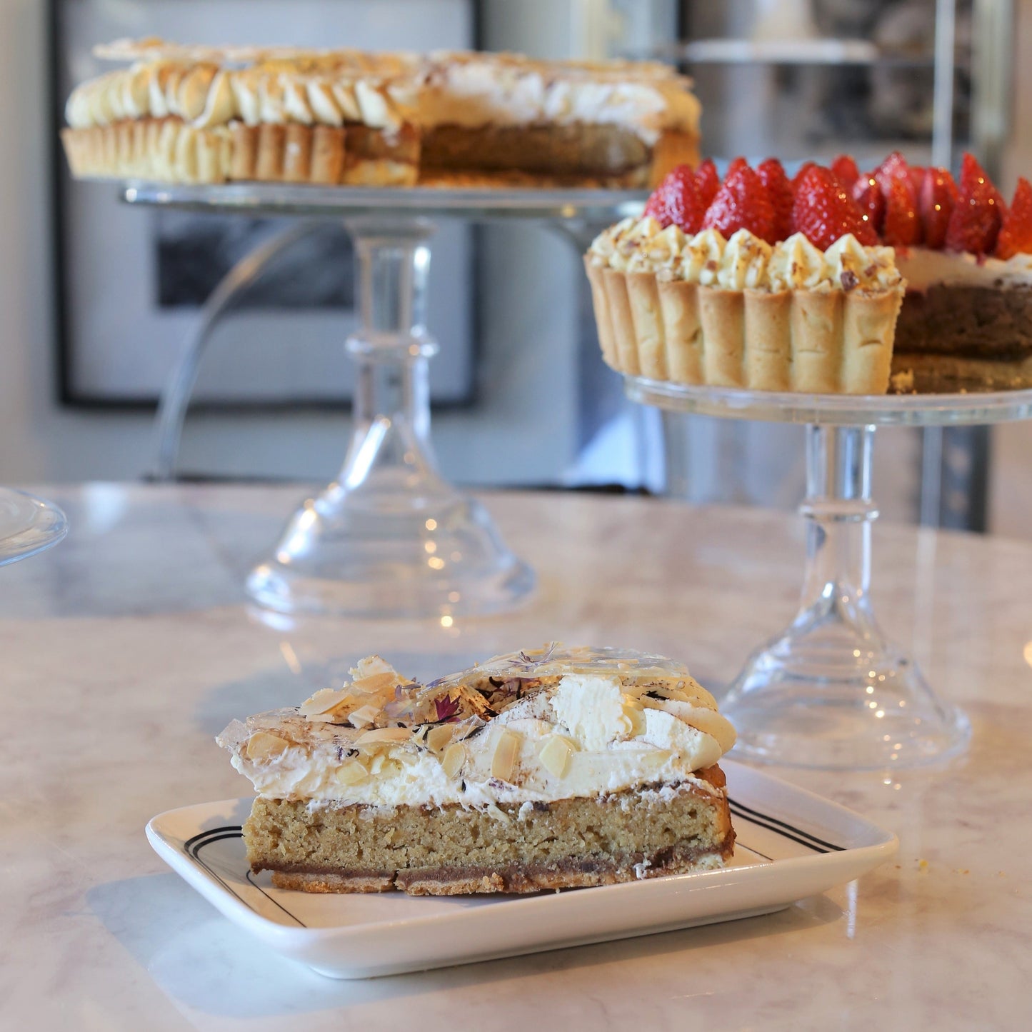 French Almond Cake Tart