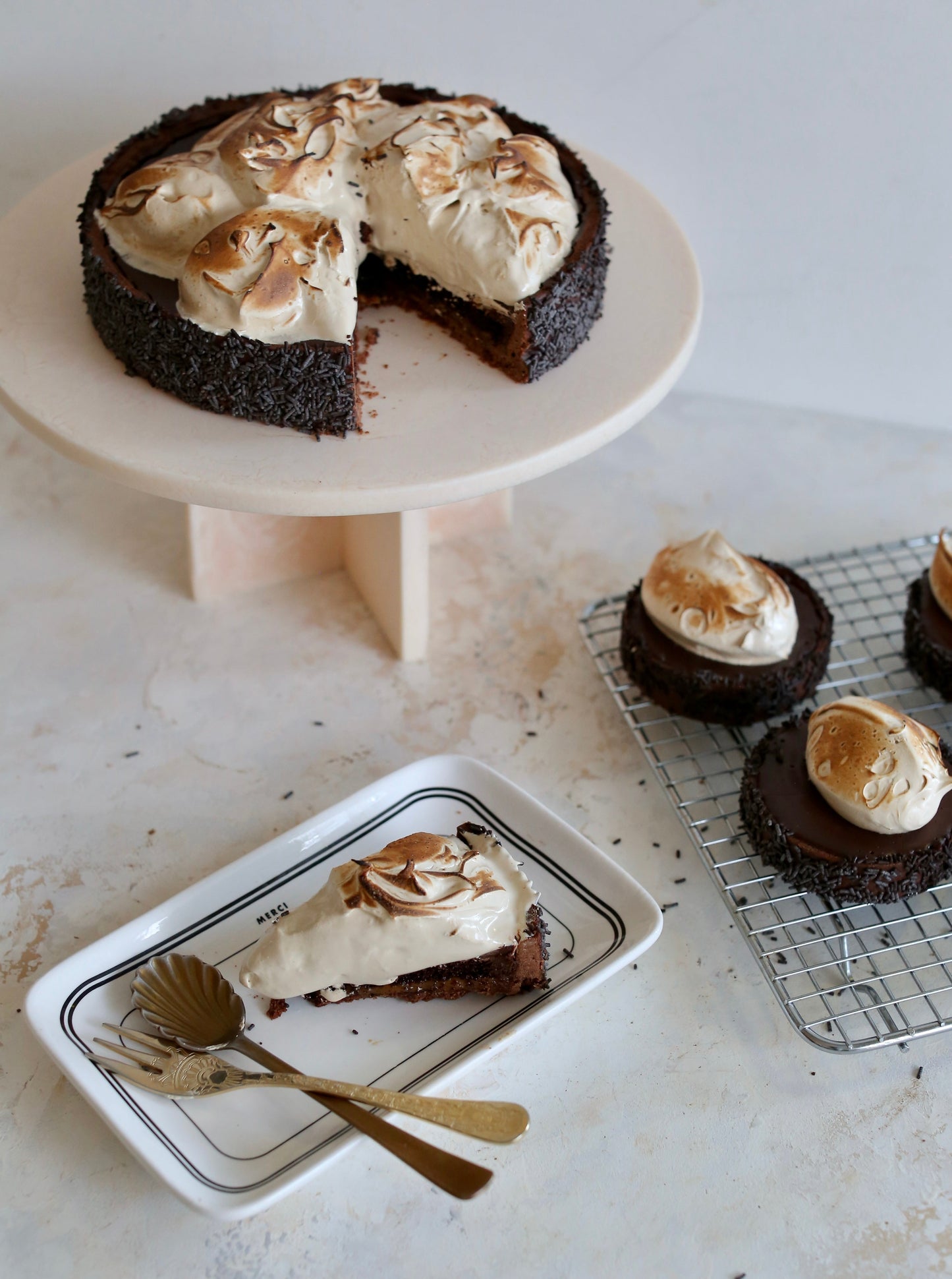 Chocolate Coated Pie