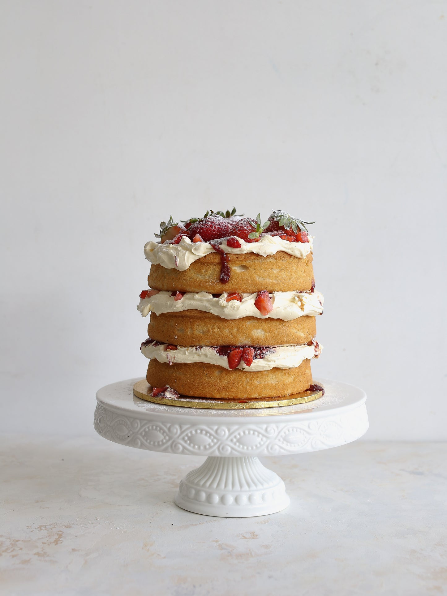 Stacey Strawberry sponge cake